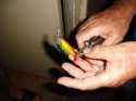 lure in hand